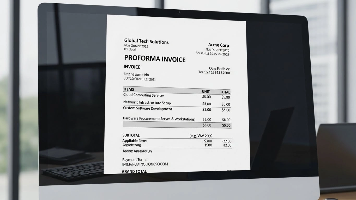 Examples of Proforma