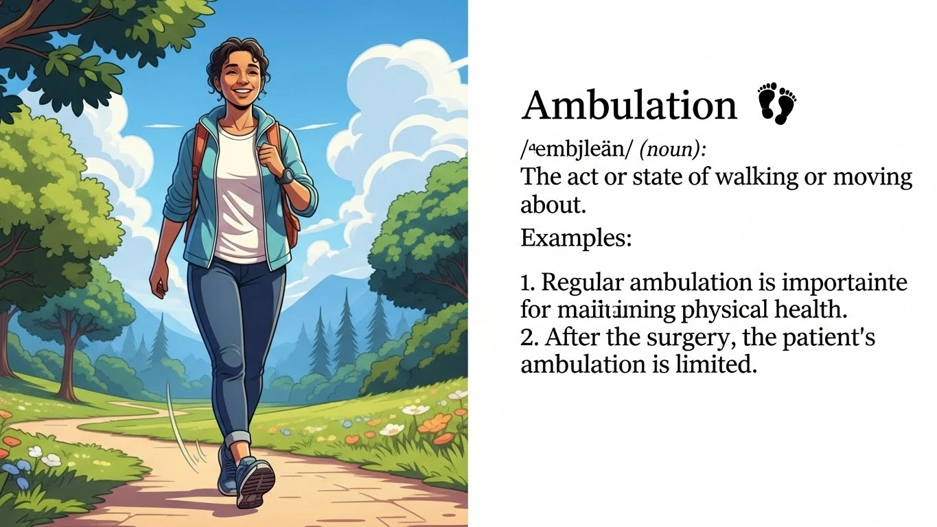 Real-Life Examples of “Ambulation” in Text Messages