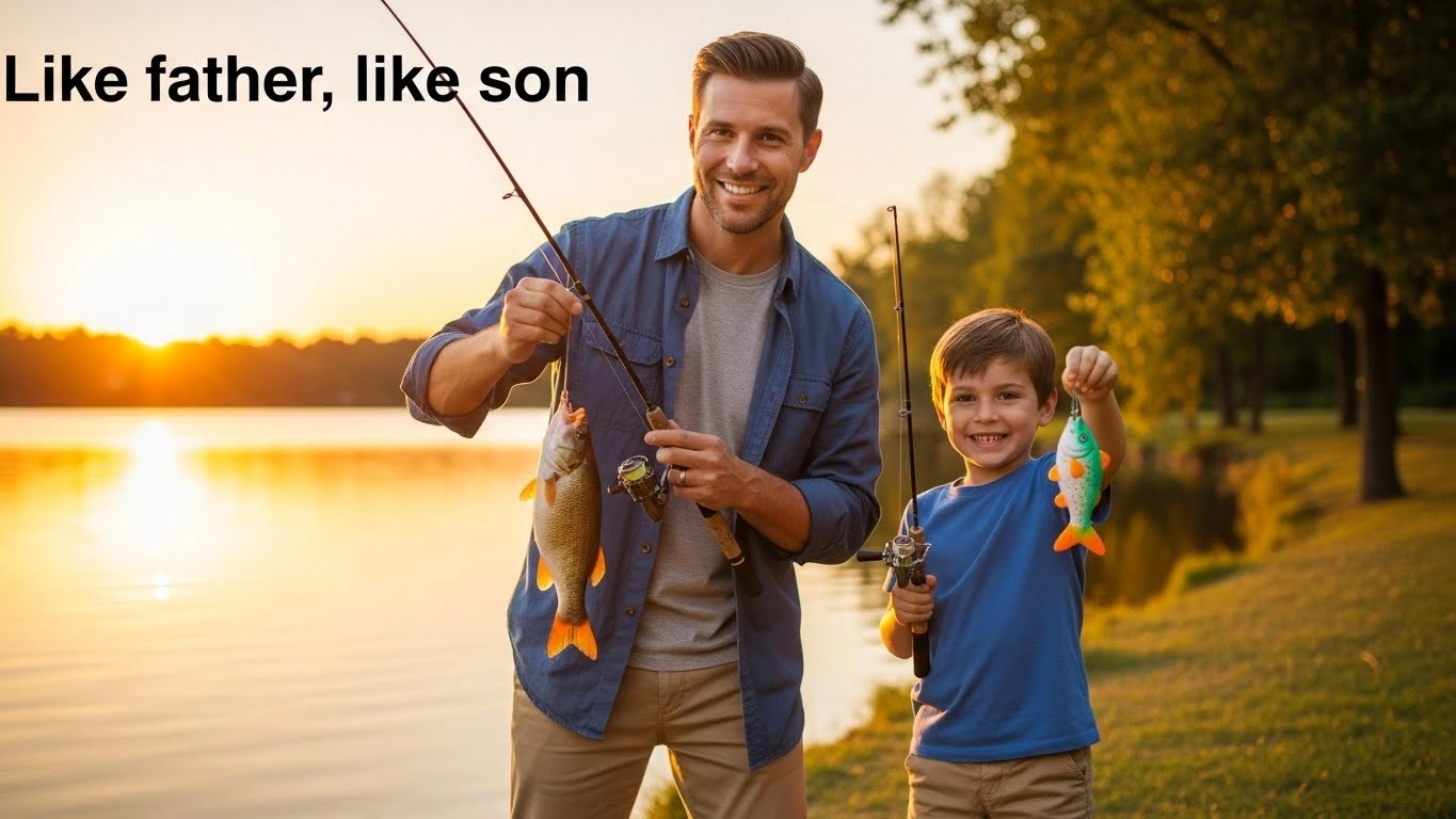 Real-Life Examples of “like father like son meaning” in Text Messages