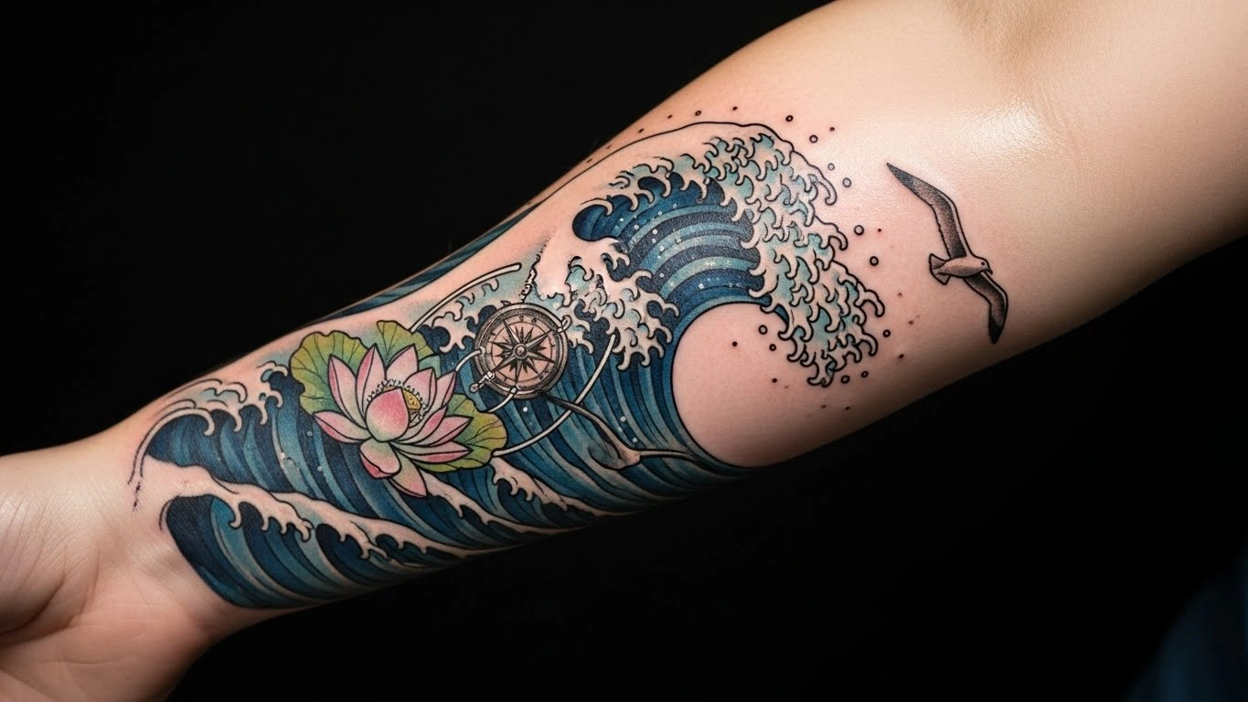 Real-Life Examples of “wave tattoo meaning” in Text Messages