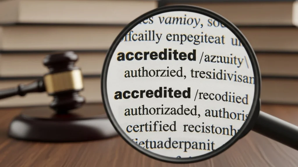 accredited meaning