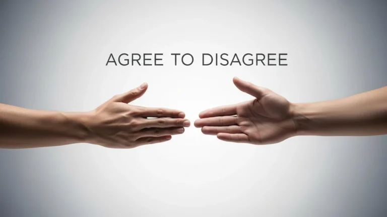 agree to disagree meaning