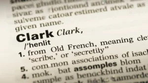 clark meaning