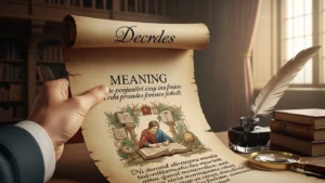 decree meaning