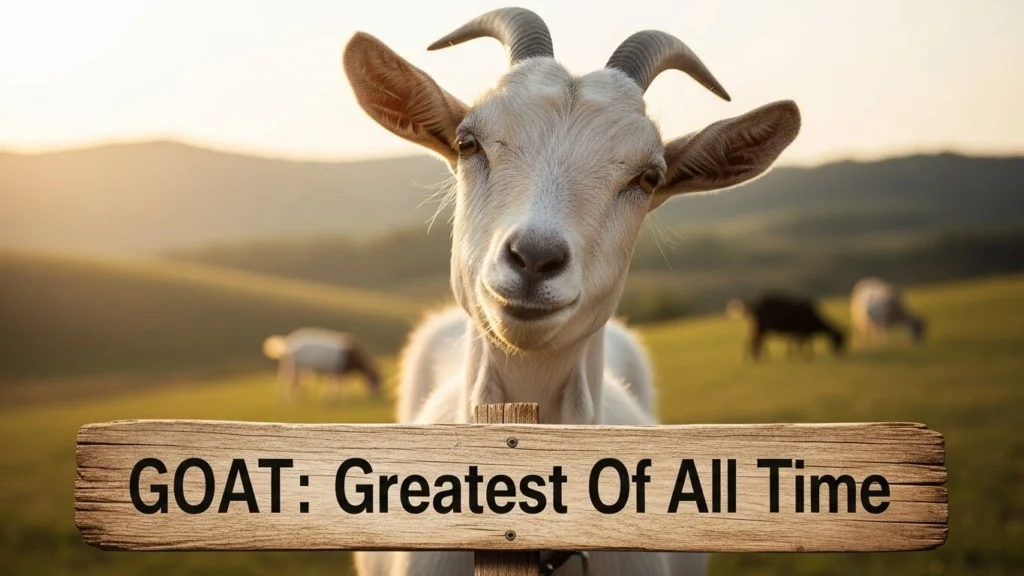 goat meaning slang