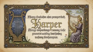 harper name meaning