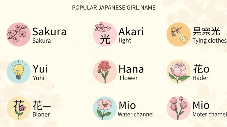 japanese girl names meaning