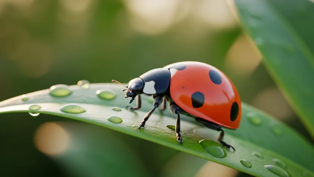 orange ladybug meaning