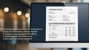 proforma invoice meaning