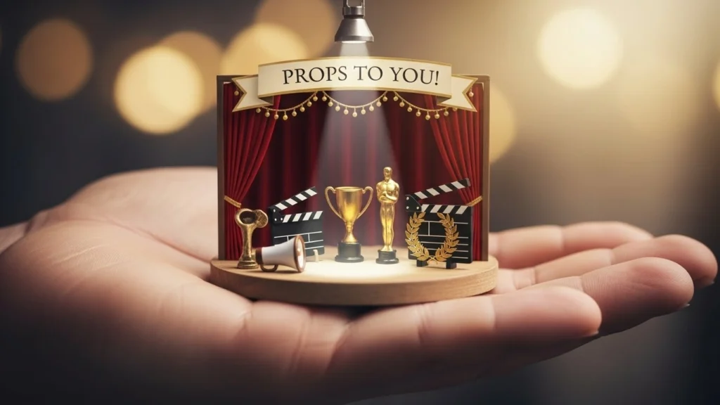 props to you meaning