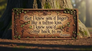 wood taylor swift lyrics meaning