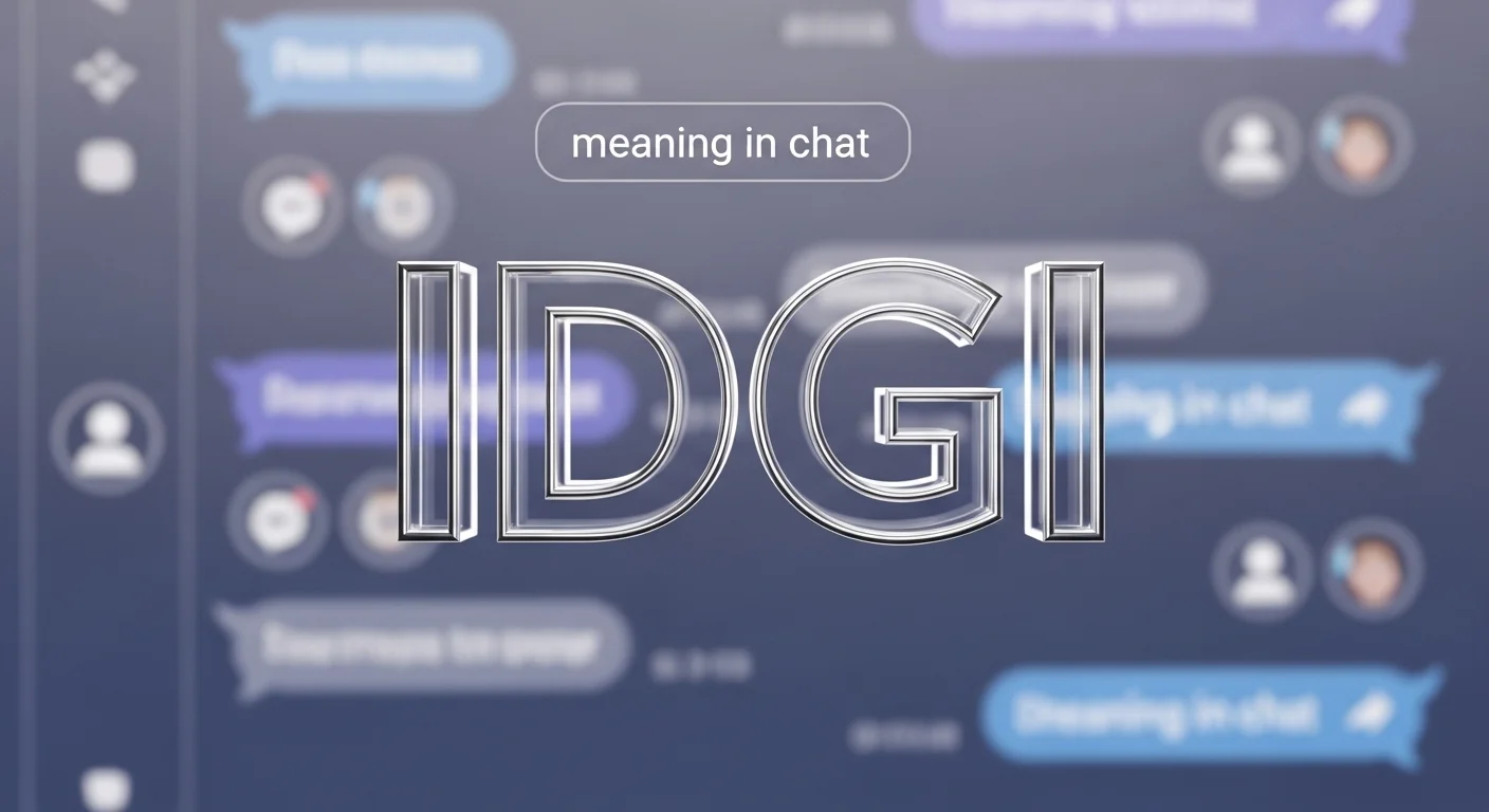 IDGI Meaning in Chat