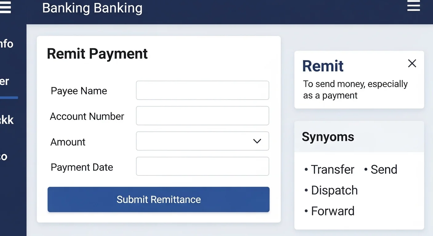 Remit Payment Example