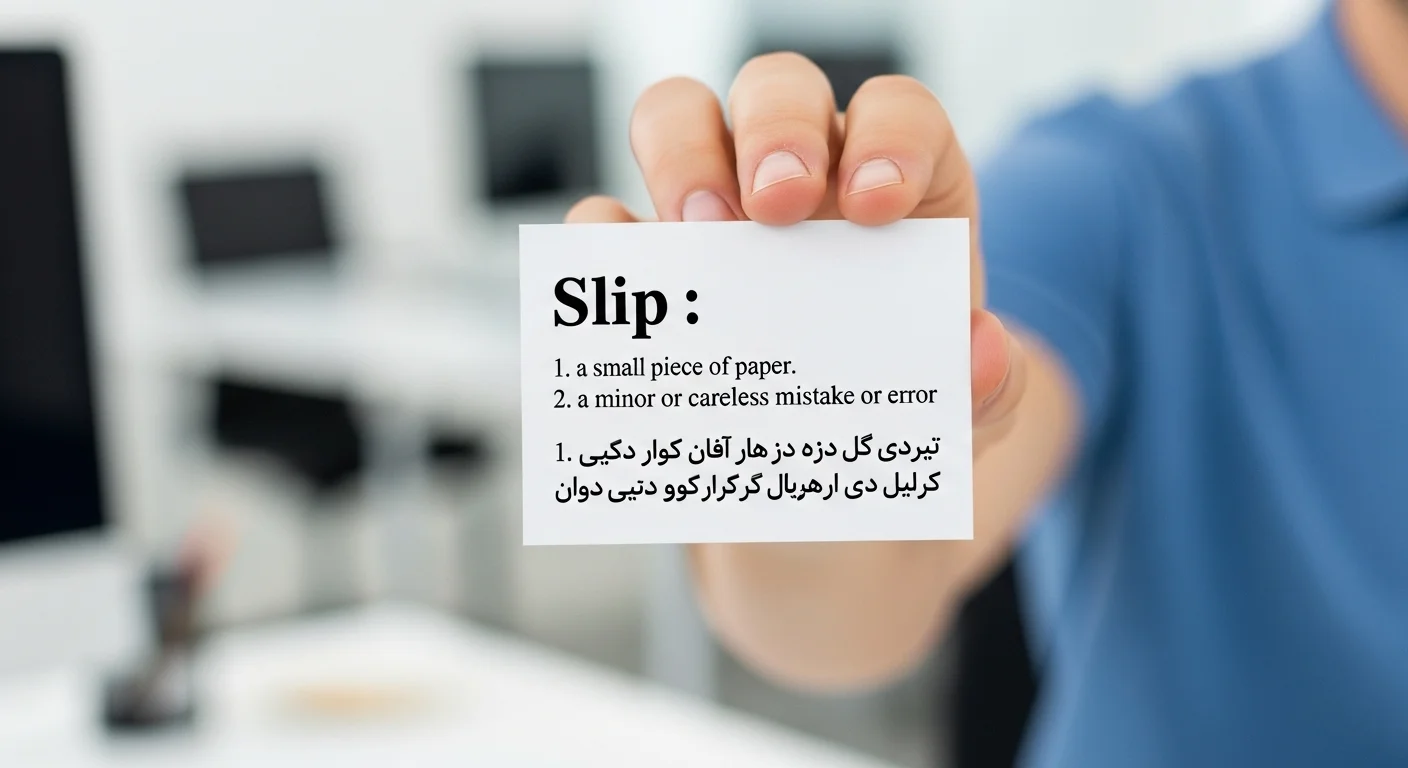 Slip Meaning in Chat