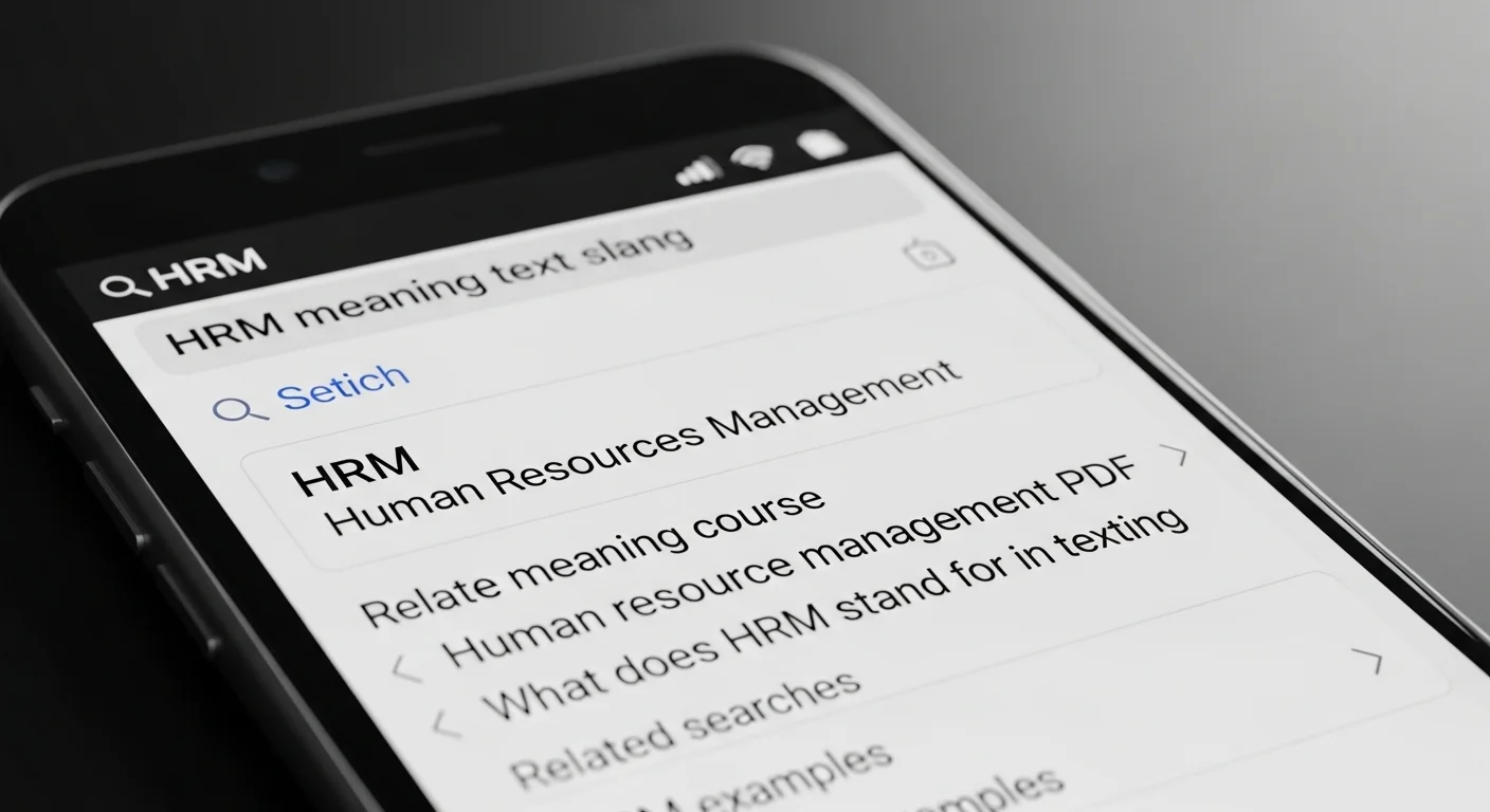 When HRM Feels Appropriate