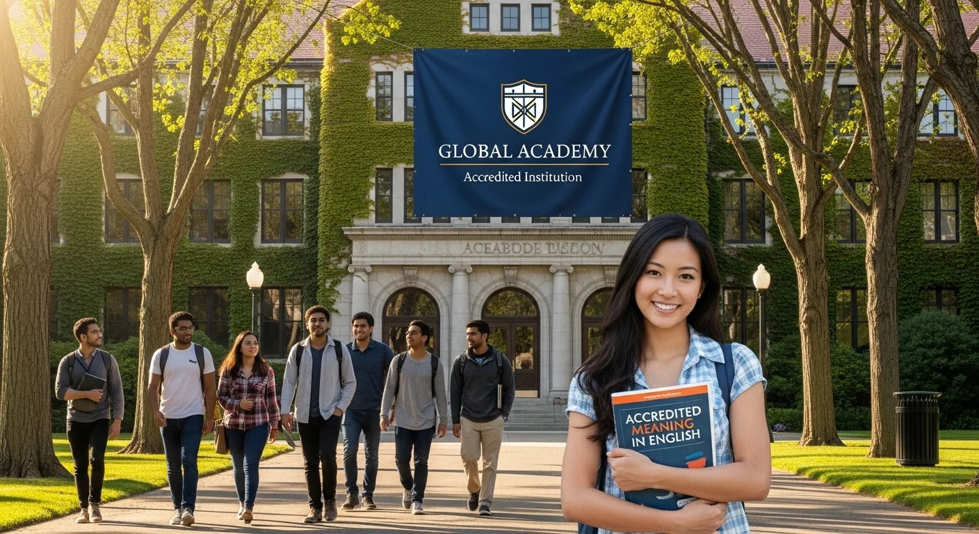 Accredited Meaning in English