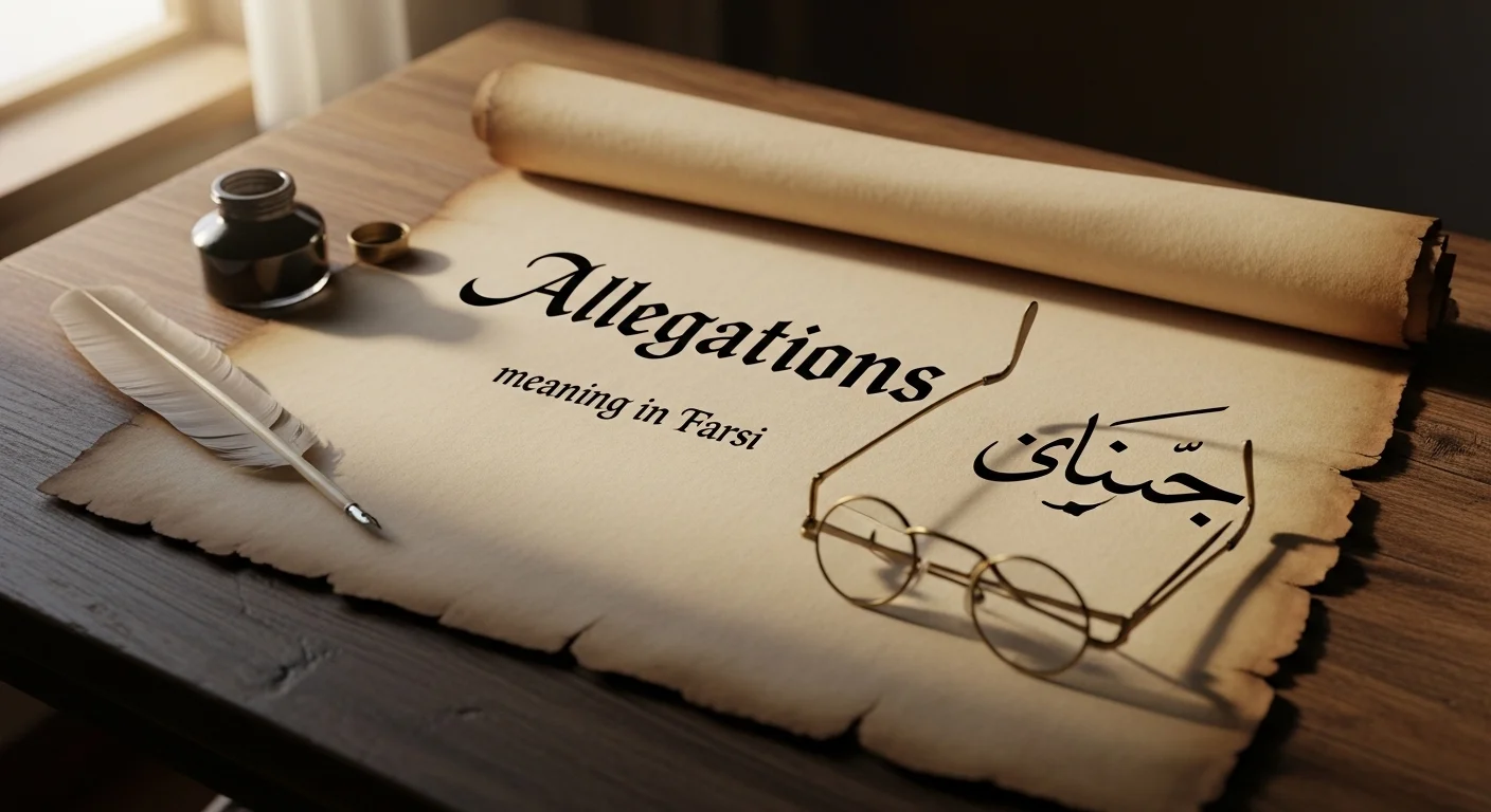 Allegations Meaning in Farsi