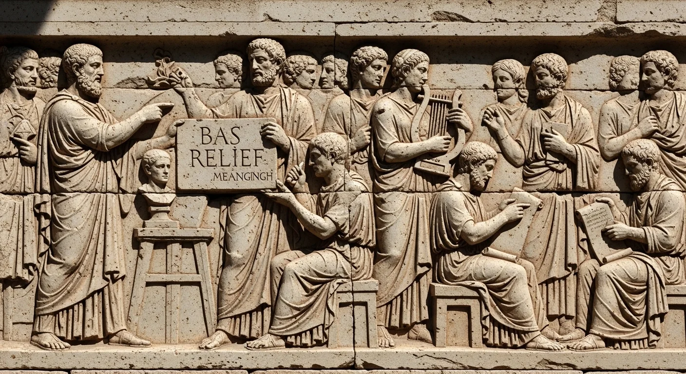 Bas Relief Meaning in English