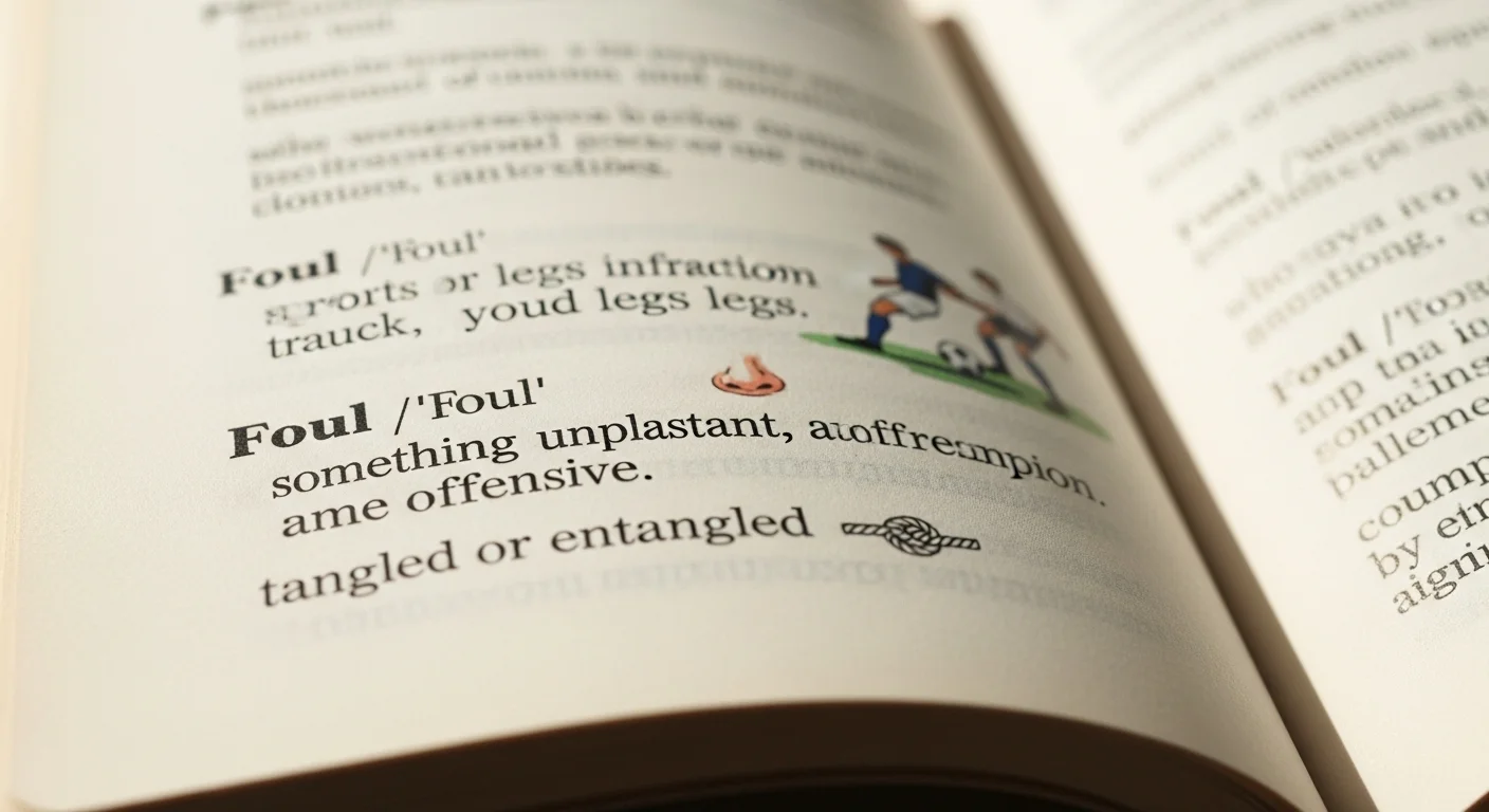 Foul Meaning in English