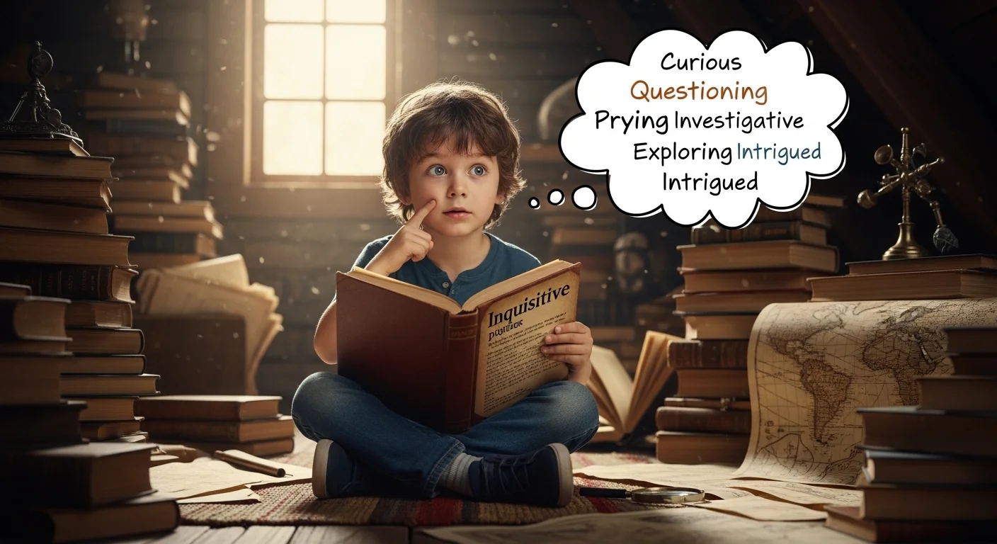 Inquisitive Meaning Synonyms