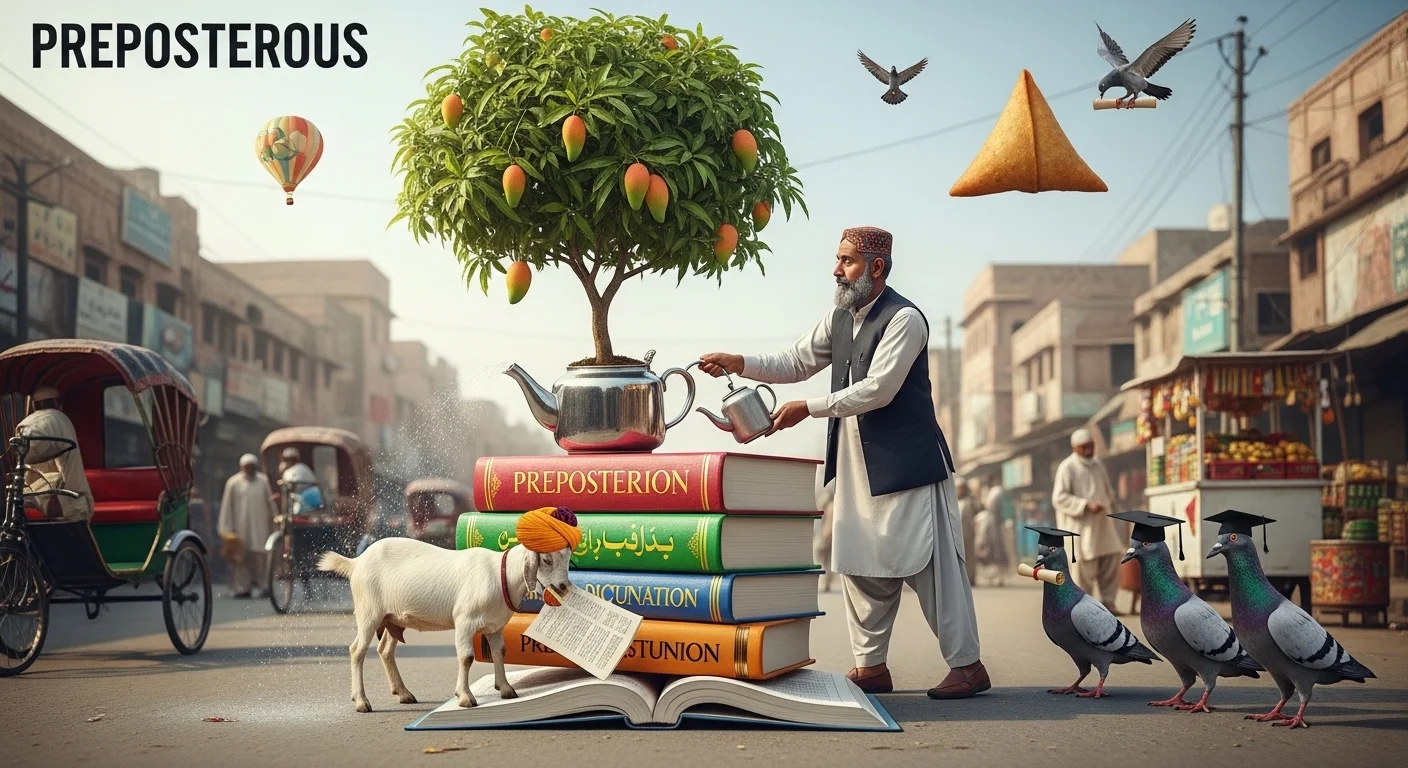 Preposterous Meaning in Urdu