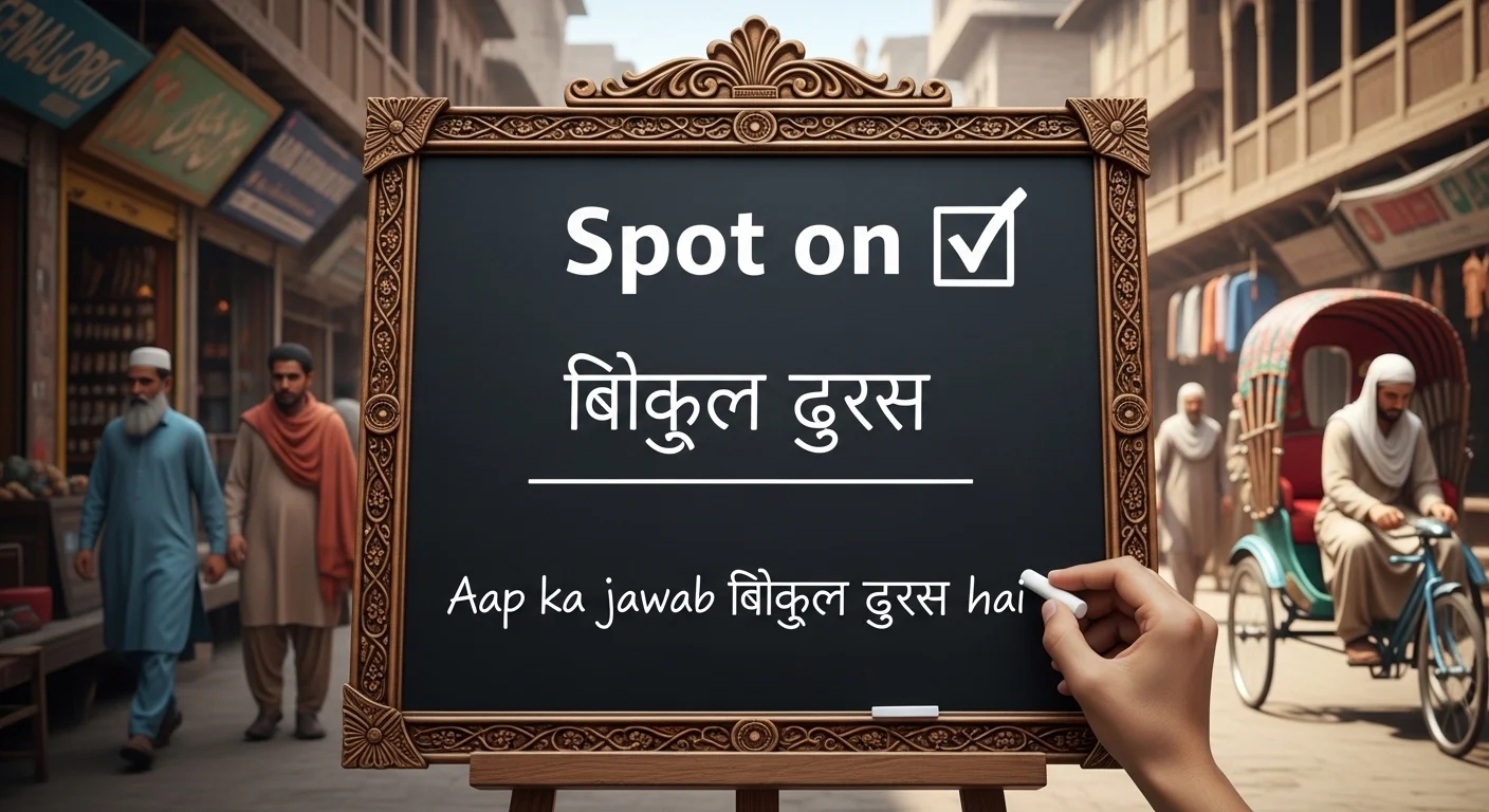 Spot On Meaning in Chat and Text Messages