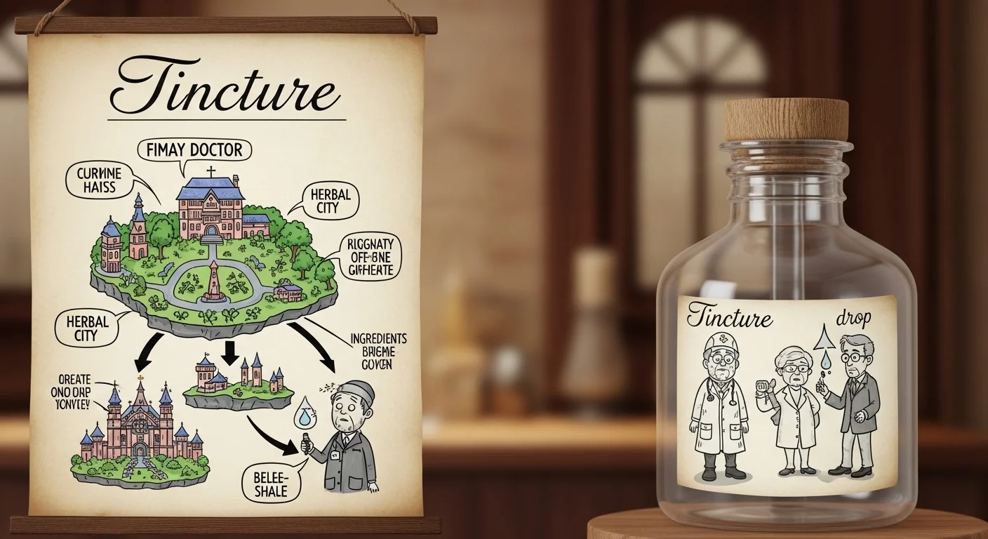 Tincture of time meaning